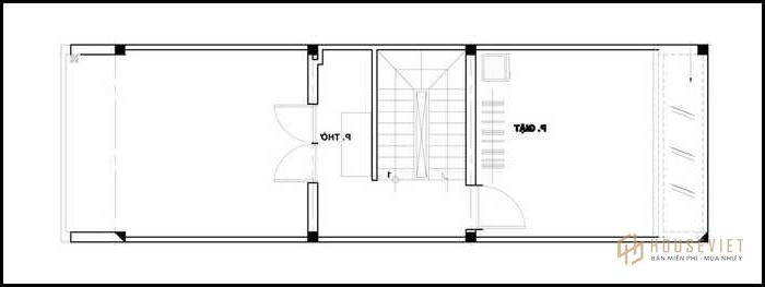 mẫu thiết kế nhà ống 4 tầng 4x10m