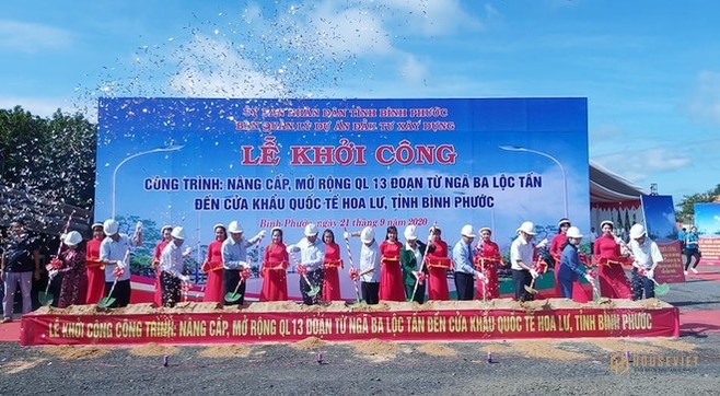 Bình Phước khởi công tuyến đường gần 1.000 tỉ đồng nối Quốc lộ 13 với cửa khẩu Hoa Lư