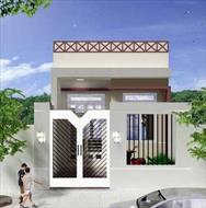 Mẫu nhà cấp 4 diện tích 60m2 xây dựng khoảng 400 triệu đồng