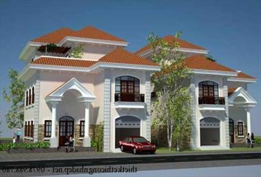 Mẫu biệt thự 3 tầng diện tích 10x18m thiết kế ấn tượng