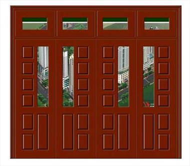 Tham khảo giá và mẫu cửa sắt giả gỗ đẹp hiện nay