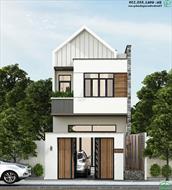 Mẫu thiết kế nhà phố 2 tầng mái thái 5x15m tại Vĩnh Phúc NDNP2T33