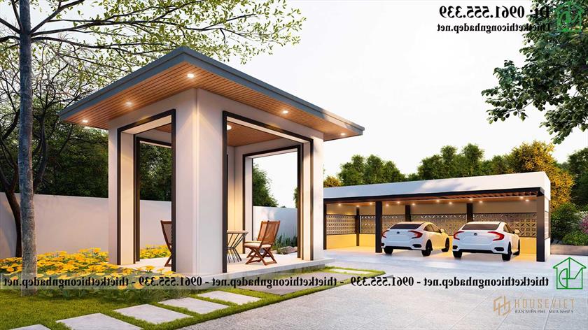 Thiết kế sân vườn đẹp NDNC4181