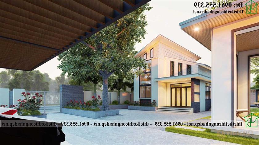 Thiết kế và thi công nhà vườn cấp 4 NDNC4181