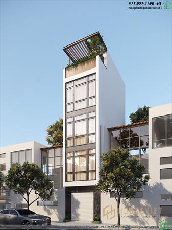 Mẫu nhà phố 4 tầng 4x8m NDNP4T17