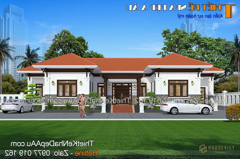 Nhà hình chữ U 3 phòng ngủ