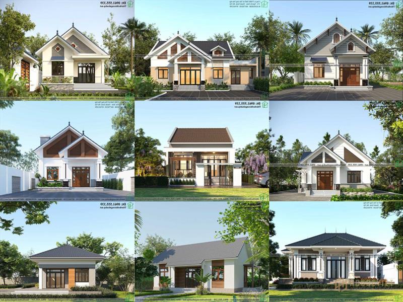 20 mẫu thiết kế nhà cấp 4 đẹp năm 2021