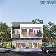 Mẫu nhà 2 tầng kết hợp kinh doanh 10x17m tại Bắc Giang NDBT2T159
