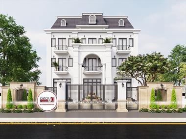 Mẫu thiết kế biệt thự tân cổ điển 300m2 hoành tráng và đẳng cấp nhất