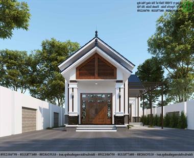 Mẫu nhà cấp 4 đẹp 3 phòng ngủ 100m2 tại Đắk Lắk NDNC4129