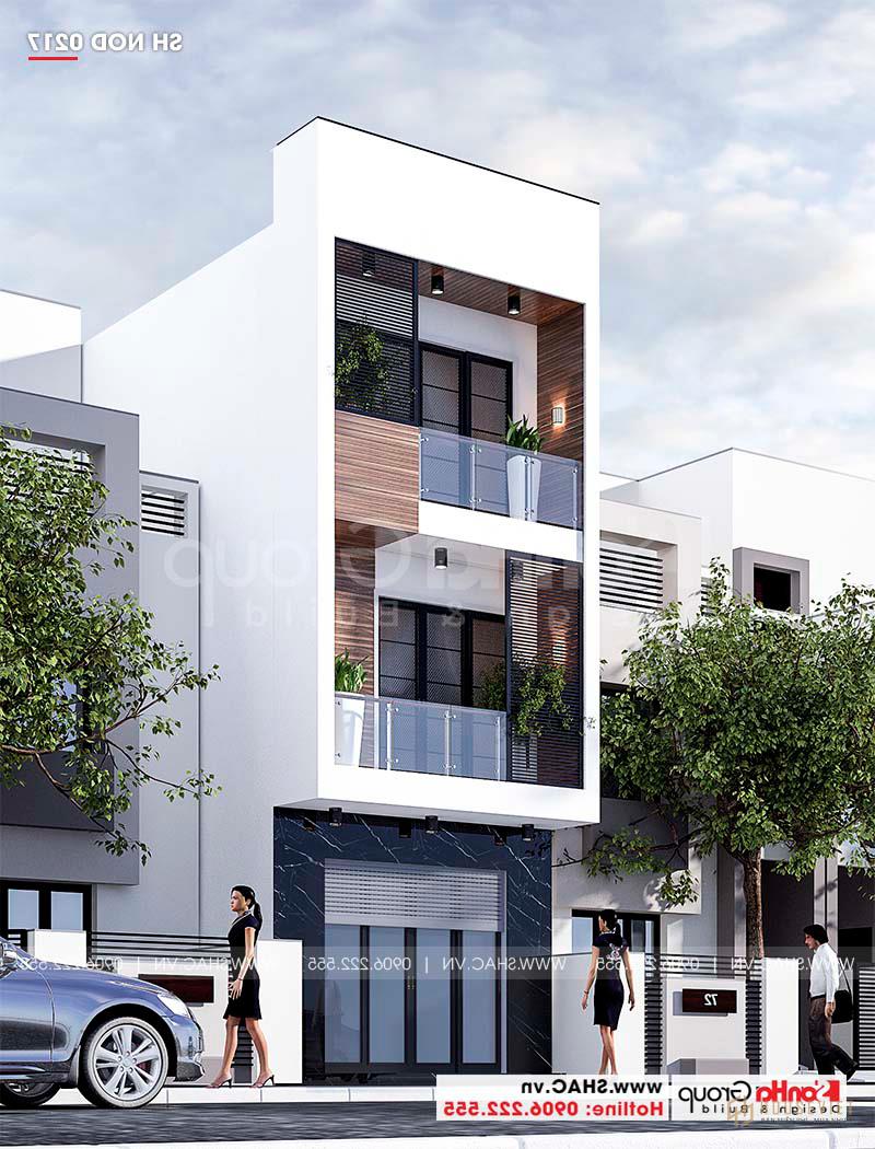 Mẫu thiết kế nhà ống 3 tầng hiện đại thiết kế bố cục hài hòa đẹp mắt 