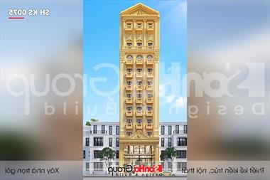 Mẫu thiết kế khách sạn tân cổ điển 3 sao mới nhất tại Phú Quốc (Kiên Giang) - SH KS 0075