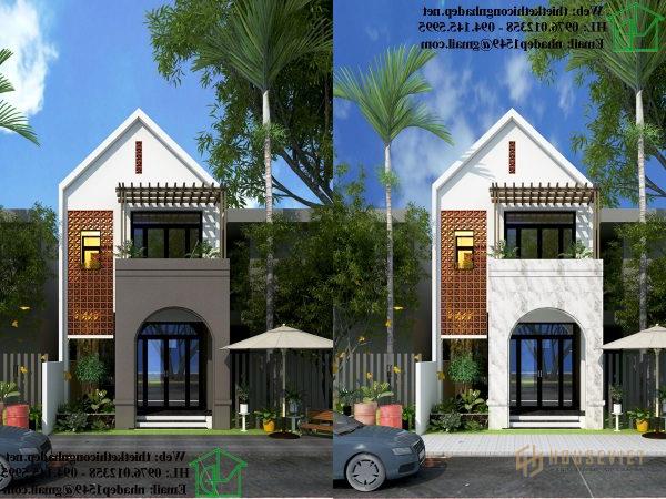 Tìm hiểu ưu nhược điểm của nhà phố 1 tầng mái lệch