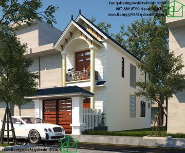 Ưu nhược điểm của nhà phố 2 tầng mái dốc là gì?