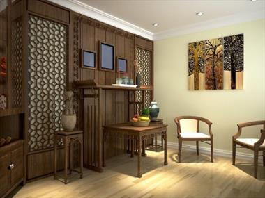 Thiết kế nội thất phòng thờ tân cổ điển sang trọng, đẳng cấp