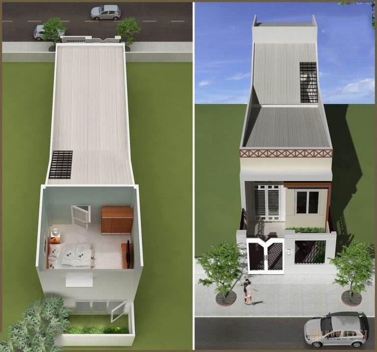 Nhà cấp 4 có gác lửng 40m2