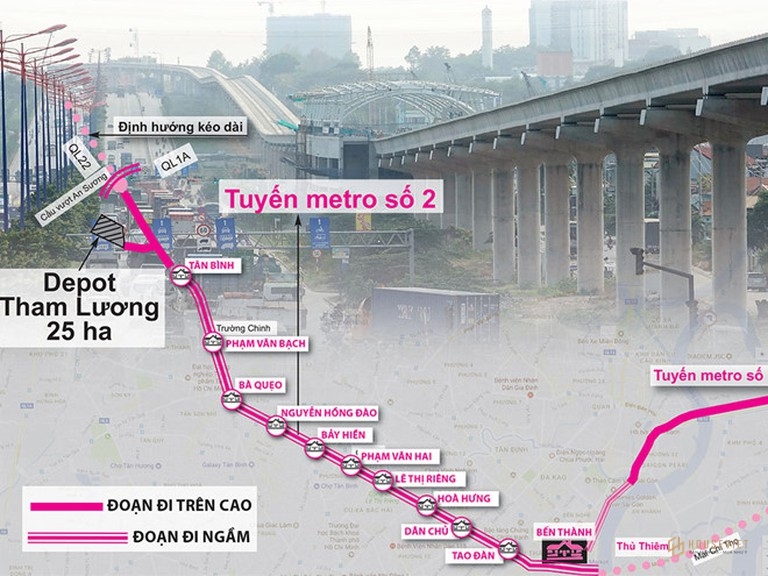 Tuyến Metro Bến Thành - Tham Lương