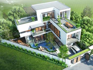 Những mẫu biệt thự chữ L ấn tượng nhất