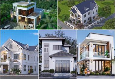 15 mẫu nhà 1 trệt 1 lầu đẹp cho người thu nhập tương đối Phần 2