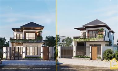 Nhà 2 tầng mái thái hiện đại - xu hướng nhà ở phổ biến năm 2021