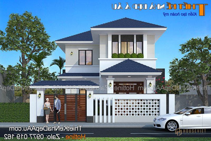 Biệt thự 2 tầng mái thái