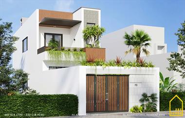 Ngôi nhà 2 tầng HIỆN ĐẠI pha chút mộc mạc