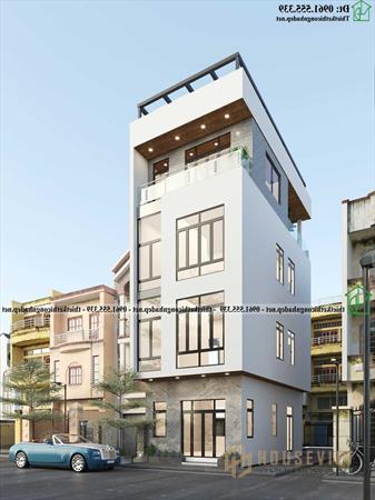 Mẫu thiết kế nhà ống 4 tầng 2 mặt tiền 6x9m hiện đại tại Hà Nội NDNP4T19
