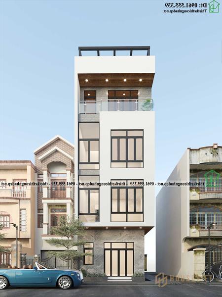 Nhà phố 4 tầng 2 mặt tiền 6x9m tại Hà Nội NDNP4T19