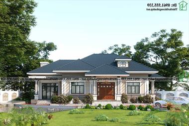 Biệt thự vườn mái Nhật 20x10m tại Hải Phòng NDBT1T134