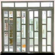 Chiêm ngưỡng mẫu cửa sắt kính 4 lá đẹp cuốn hút