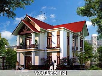 Mẫu biệt thự 2 tầng 130m2 BT651077