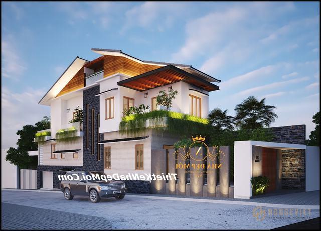 Xem mẫu có giếng trời xinh xinh của BS Duyến xây xong tại Đông Hà