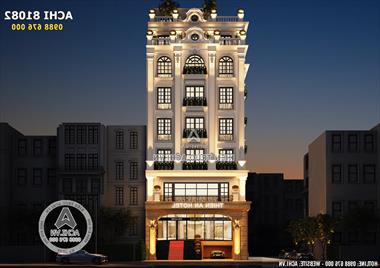 Mẫu thiết kế khách sạn 3 sao đẹp tại Nha Trang - ACHI 81082