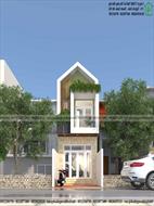 Mẫu thiết kế nhà phố 2 tầng 3x10m diện tích 62m2 công năng 2 phòng ngủ NDNP2T17