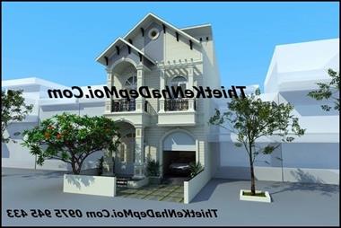 Hình ảnh thực tế mặt tiền biệt thự mini đẹp của mẹ con chị Mai Hương Buôn Ma Thuột