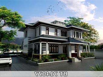 Mẫu nhà 2 tầng 10 × 16 đẹp BT714077