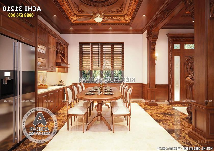 Kiến trúc tân cổ điển đơn giản và thanh lịch của phòng bếp Kiến trúc tân cổ điển đơn giản và thanh lịch của phòng bếp