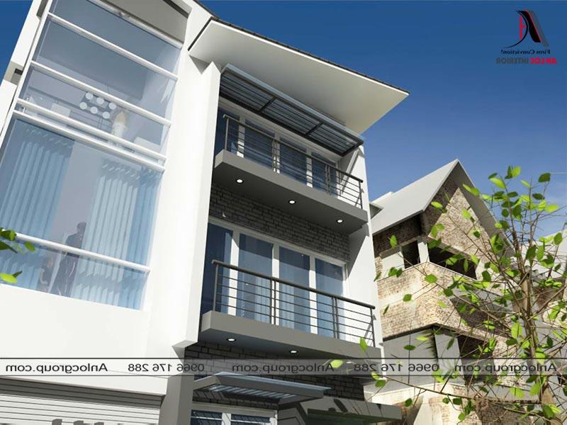 Thiết kế ngoại thất nhà phố đẹp hiện đại