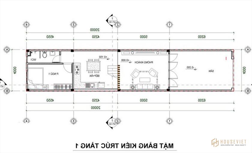 mẫu nhà ống 2 tầng 4x20 đẹp