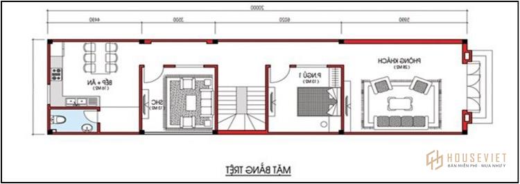 mẫu nhà ống 2 tầng 4x20 đẹp