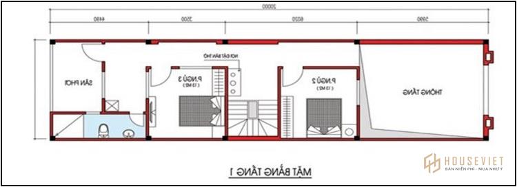 mẫu nhà ống 2 tầng 4x20 đẹp