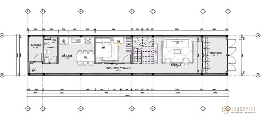 mẫu nhà ống 2 tầng 4x20 đẹp
