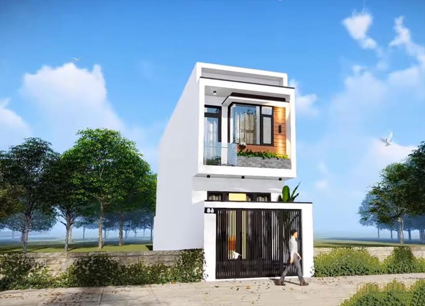 mẫu nhà ống 2 tầng 4x20 đẹp