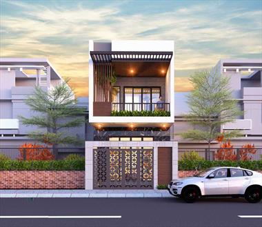 5 Mẫu Thiết Kế Nhà Ống Hiện Đại 2 Tầng 4 × 20 Tuyệt Đẹp Gây Ấn Tượng Ngay Cái Nhìn Đầu Tiên