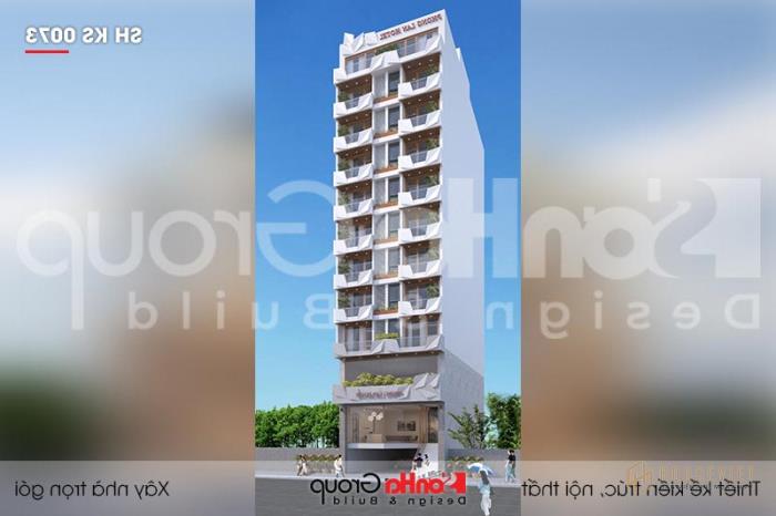 Khách sạn 12 tầng tiêu chuẩn 3 sao KS 0073 Khách sạn 12 tầng tiêu chuẩn 3 sao KS 0073