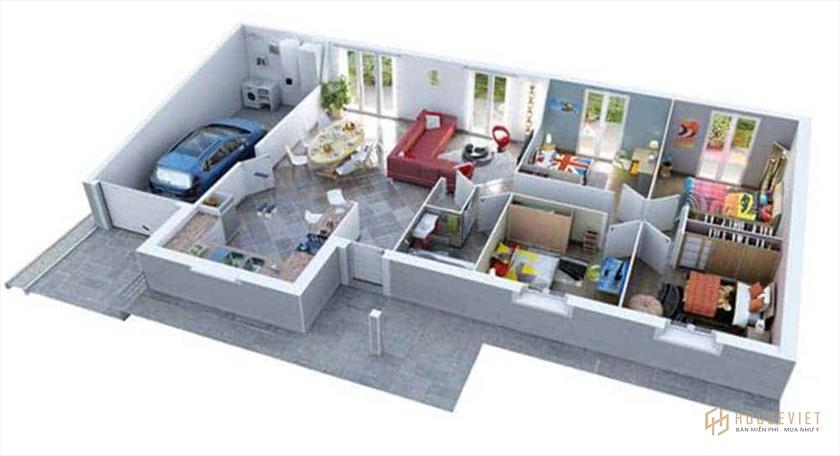 Thiết kế nhà ống hiện đại, trẻ trung