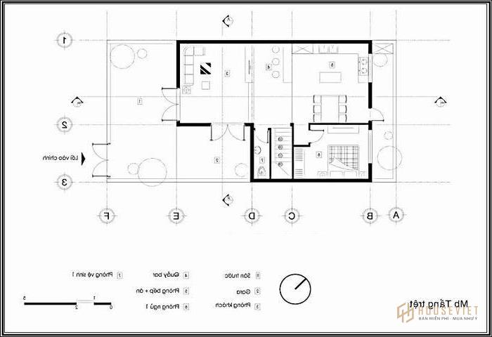 Mẫu nhà 2 tầng 8x16m