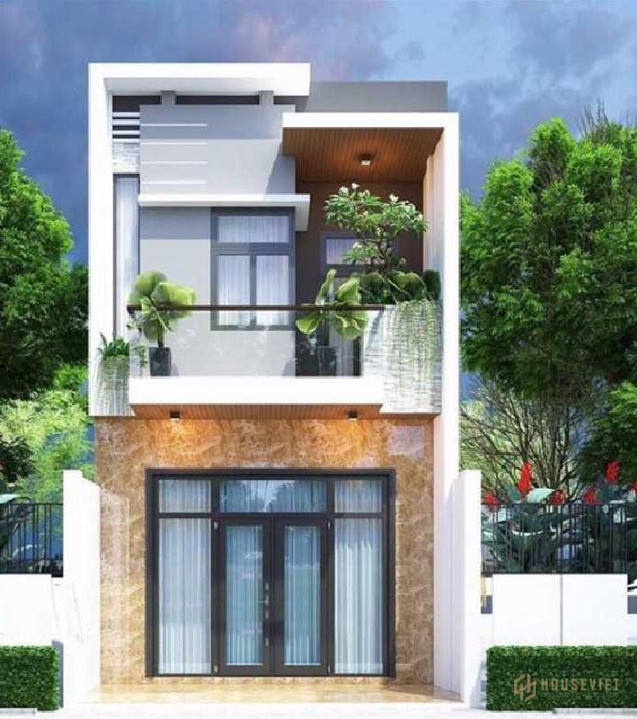 Mẫu nhà ống 2 tầng 4x18m