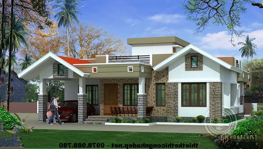 Kiến trúc độc đáo của mẫu biệt thự vườn