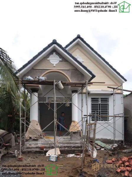 Căn nhà đã hoàn thiện được 2/3 quá trình